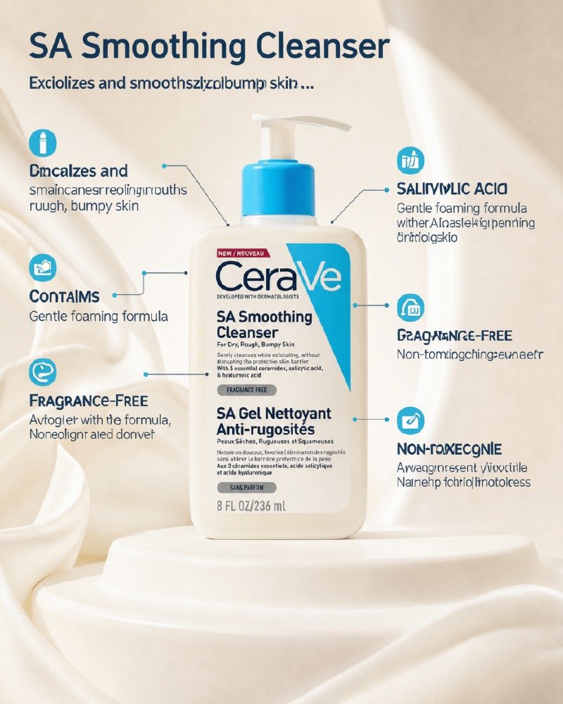 CeraVe SA Smoothing Cleanser - Image 2