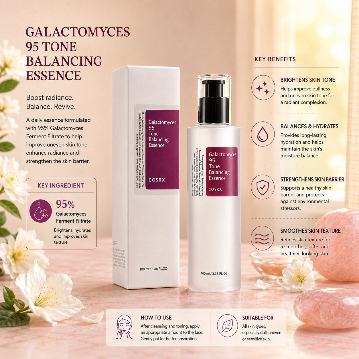 COSRX Galactomyces 95 Tone Balancing Essence - Image 2