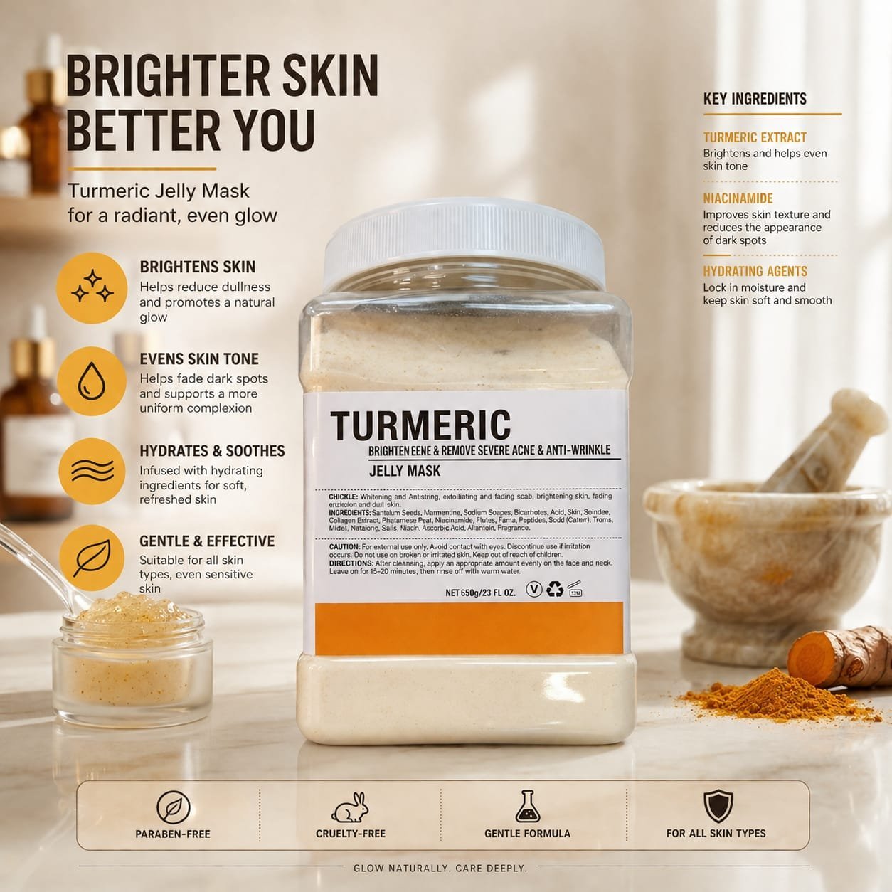 Dr. Meinaier Turmeric Jelly Mask - Image 2