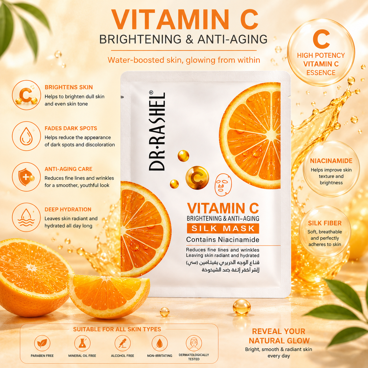 Dr. Rashel Vitamin C Facial Mask - Image 2