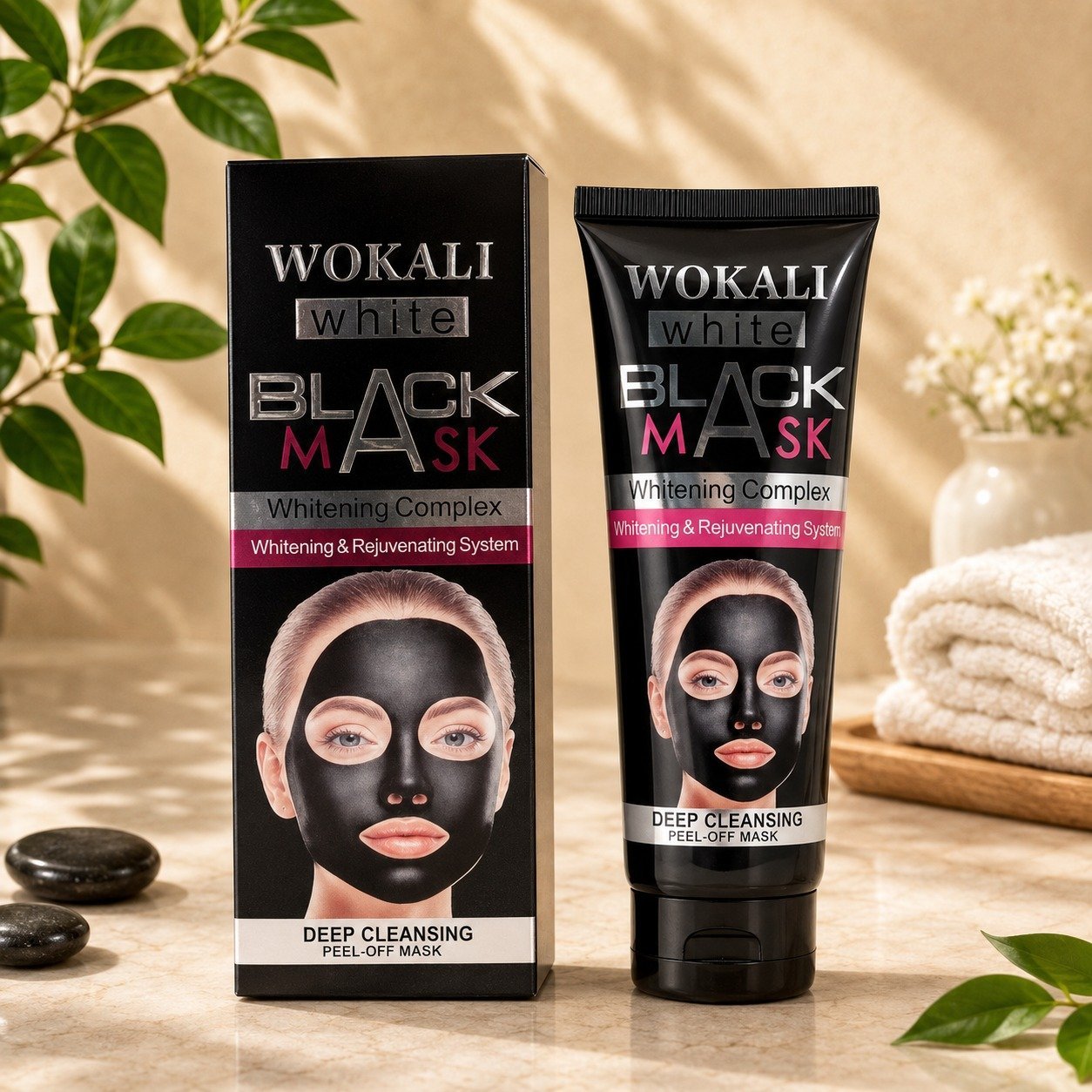 Fruit of the Wokali White Black Mask