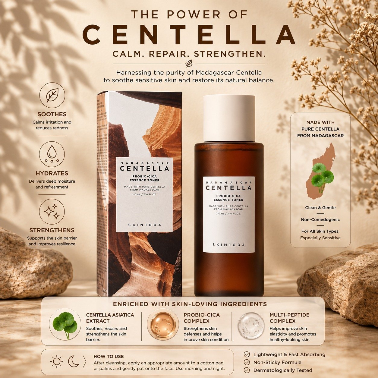 Madagascar Centella Probio-Cica Essence Toner - Image 2