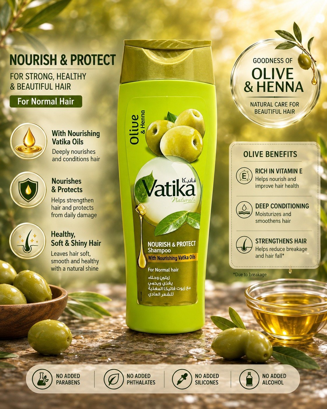 Vatika Olive Shampoo - Image 2