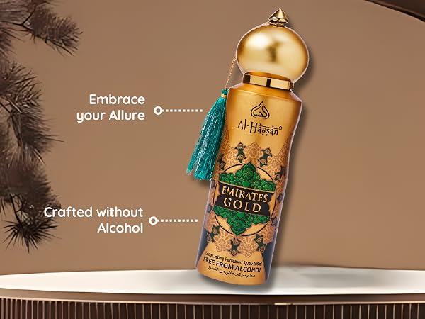 Al - Hassan Emirates Gold Perfumed Spray - Image 2