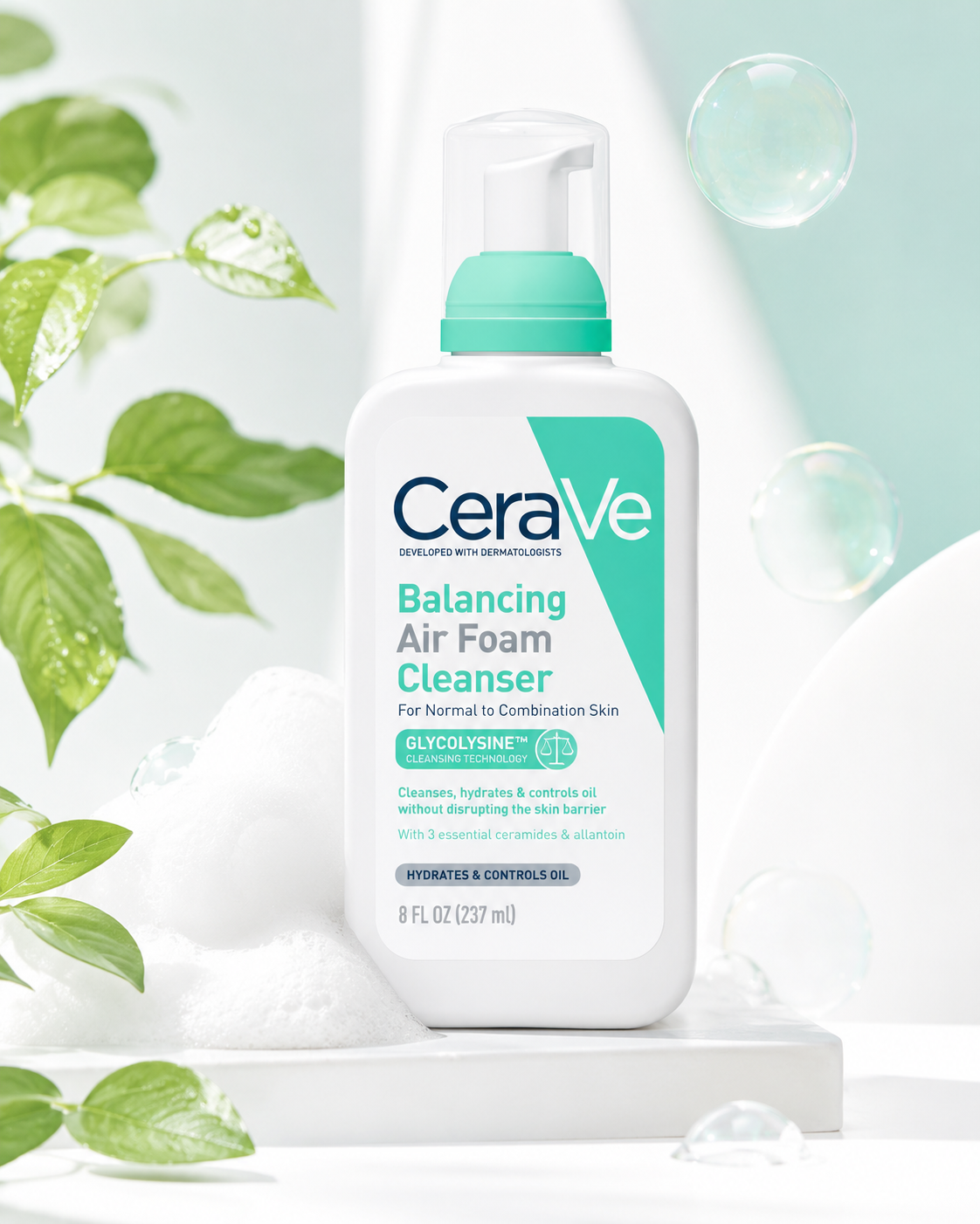 CeraVe Balancing Air Foam Facial Cleanser