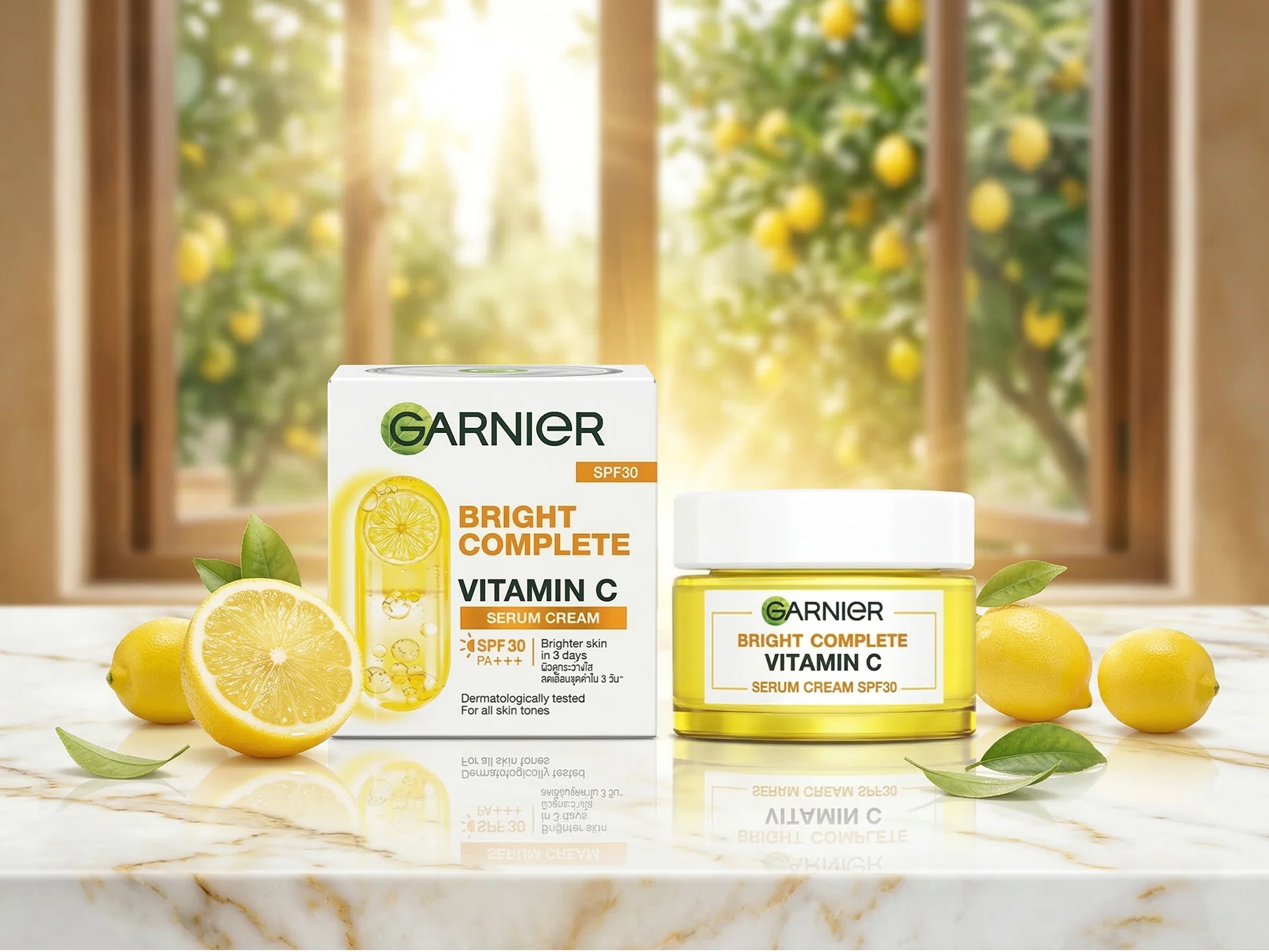 Garnier Bright Complete Vitamin C Day Serum Cream SPF 30