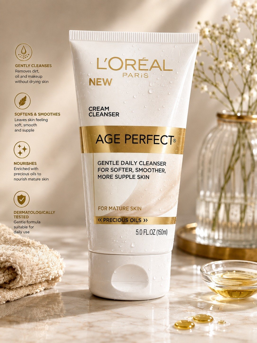 Loreal Paris Age Perfect Cream Cleanser - Image 2