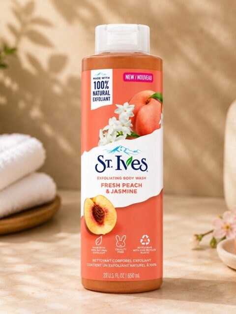 St Ives Fresh Peach & Jasmine Shower Gel