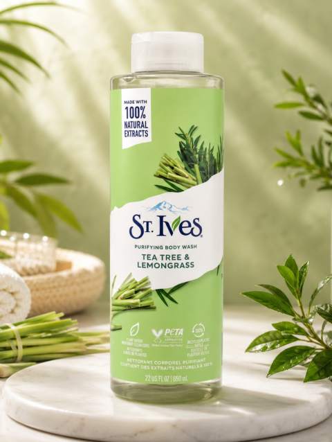 St Ives Tea Tree & Lemongrass Shower Gel